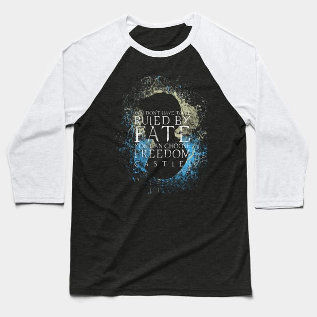 Castiel Quote Baseball T-Shirt by wnchstrbros